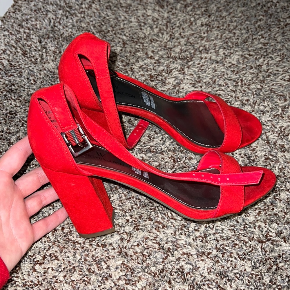 Red high heels
